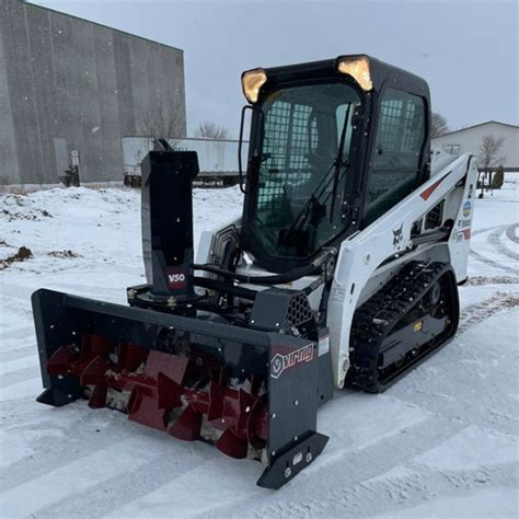 skid steer virnig snow blower|skid steer mounted snow blower.